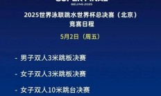 乐鱼电竞:全红婵2025北京跳水世界杯总决赛赛程时间 女子10米跳台比赛时间
